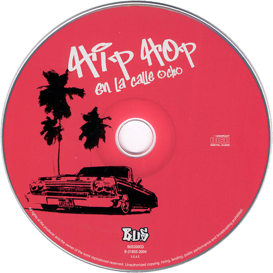 Cartula Cd de Hip Hop En La Calle Ocho