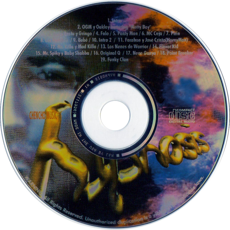 Cartula Cd de Hipnosis