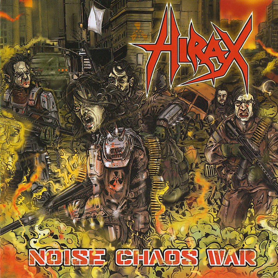 Cartula Frontal de Hirax - Noise Chaos War