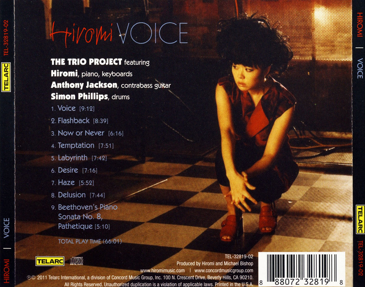 Cartula Trasera de Hiromi - Voice