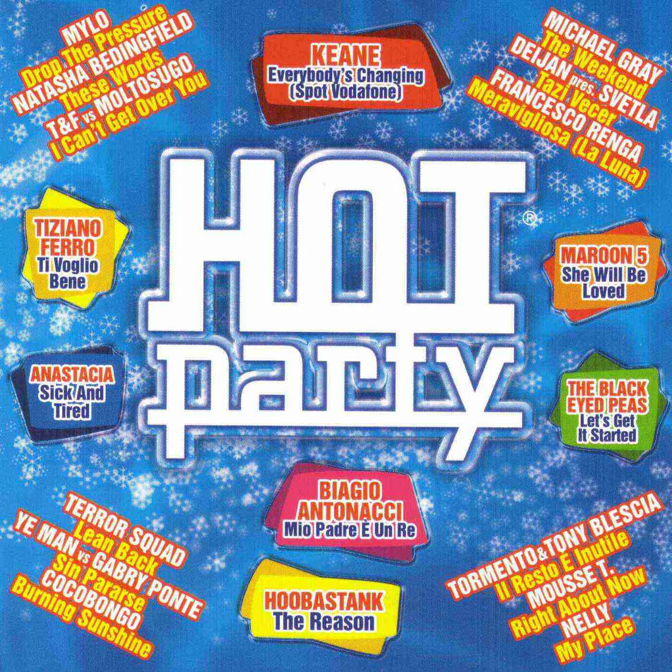 Cartula Frontal de Hot Party Winter 2005
