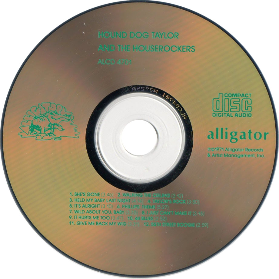 Cartula Cd de Hound Dog Taylor And The Houserockers - Hound Dog Taylor And The Houserockers