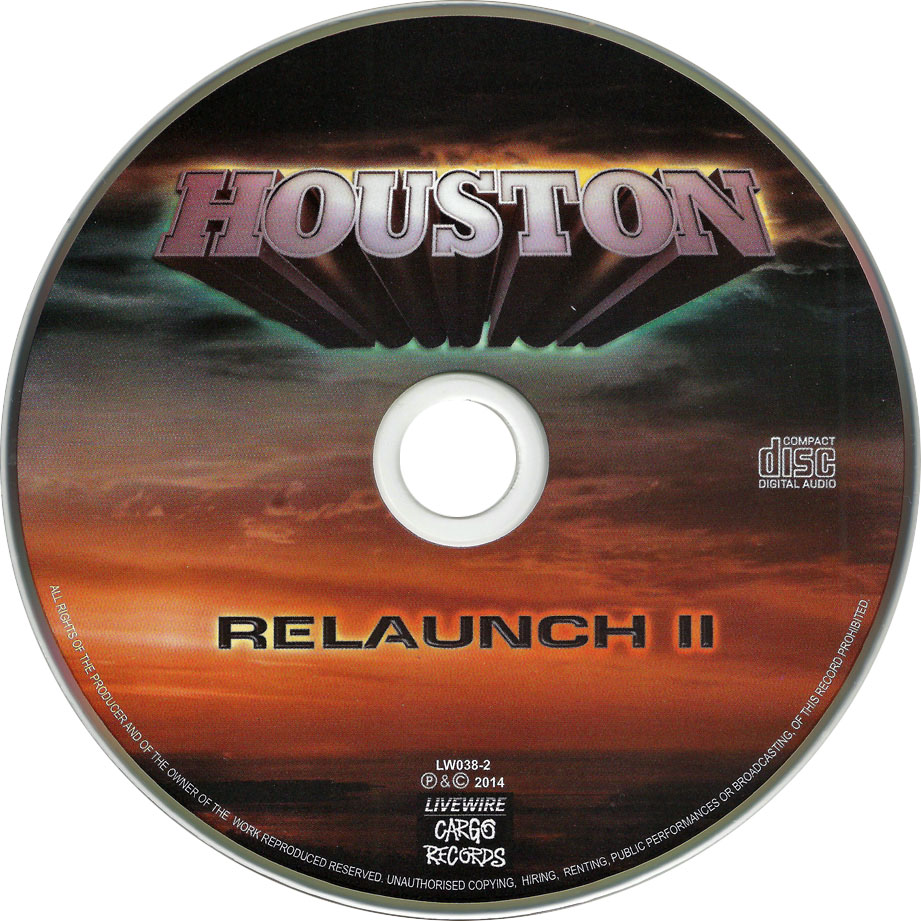 Cartula Cd de Houston - Relaunch II