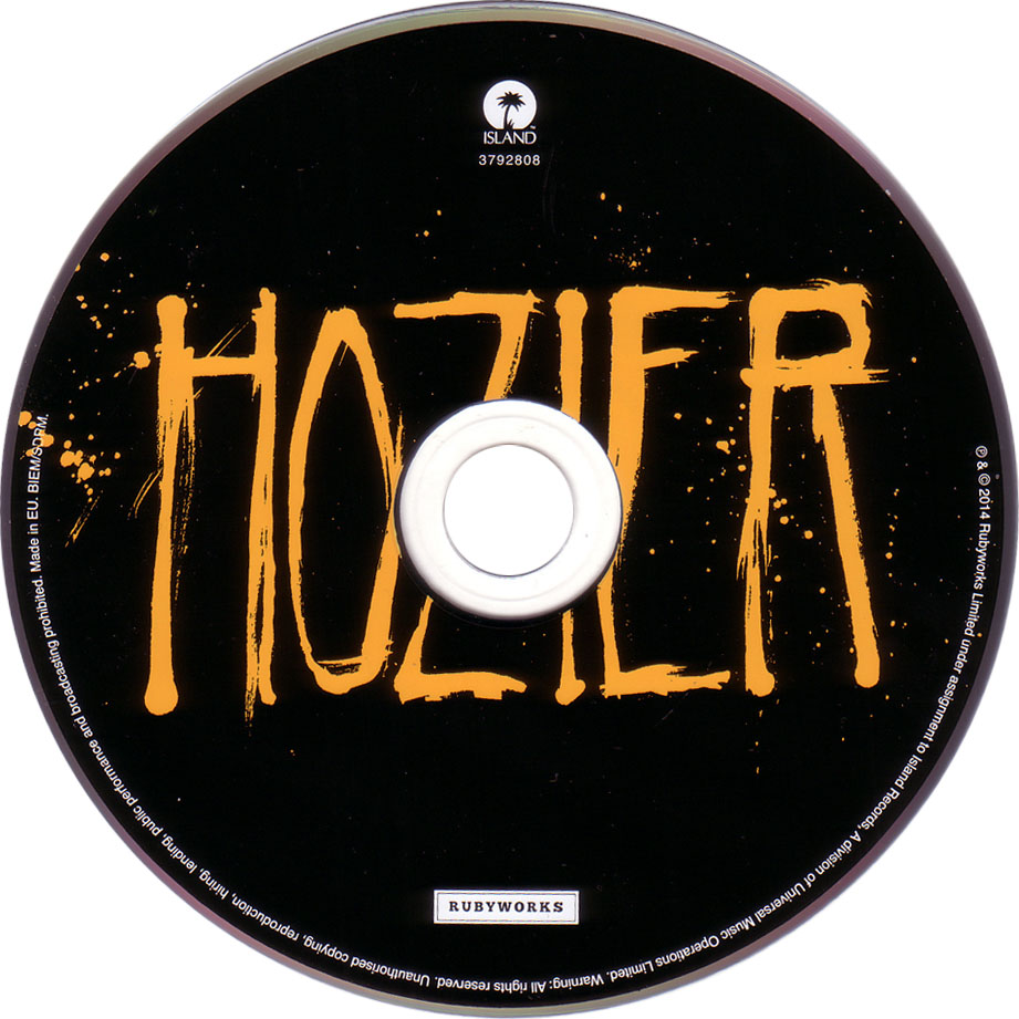 Cartula Cd de Hozier - Hozier
