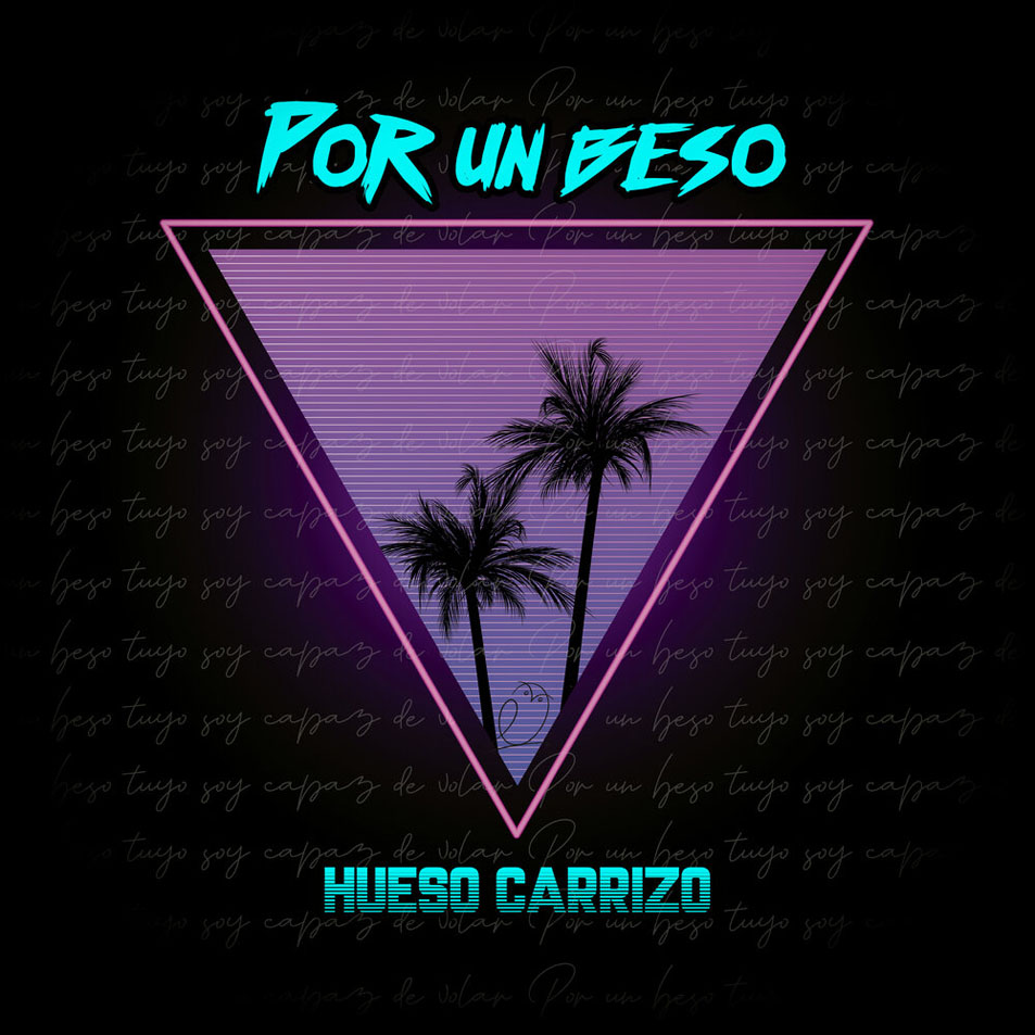 Cartula Frontal de Hueso Carrizo - Por Un Beso (Cd Single)