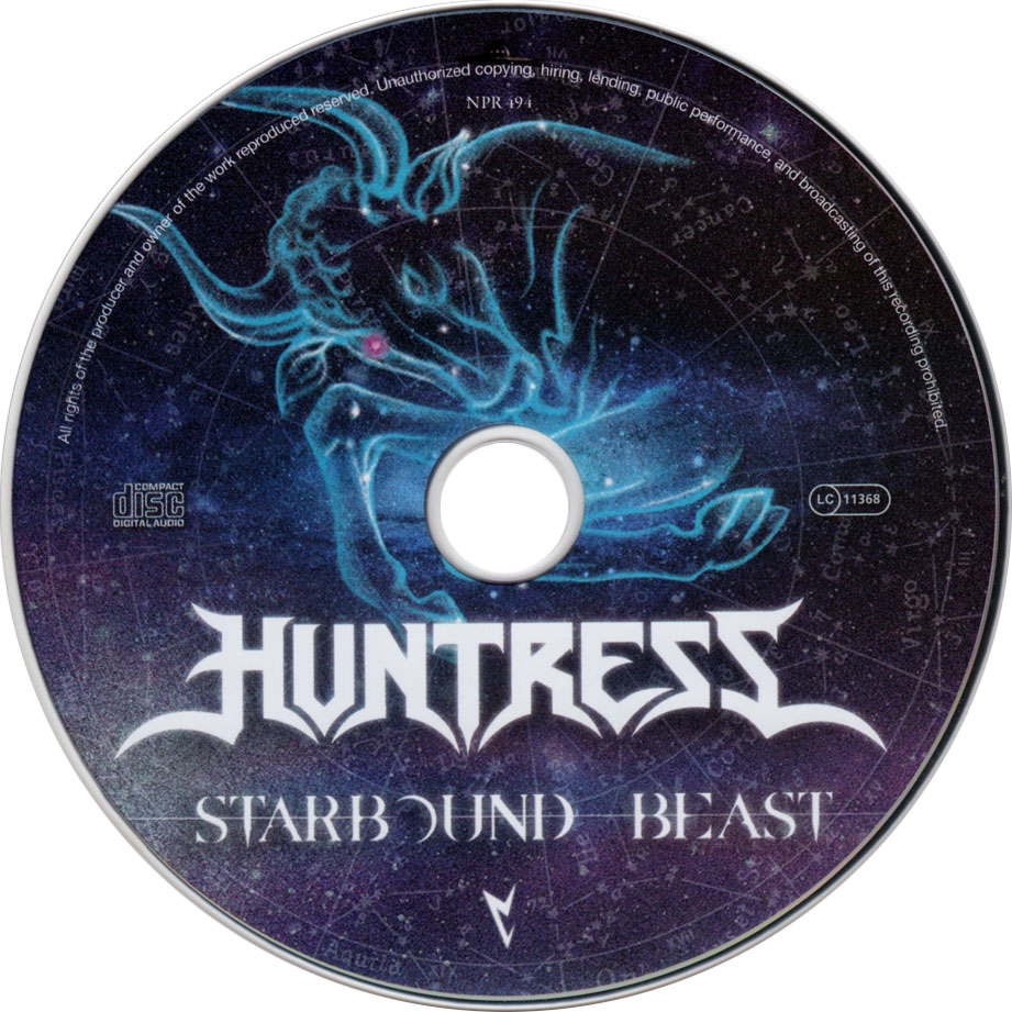 Cartula Cd de Huntress - Starbound Beast (Limited Edition)