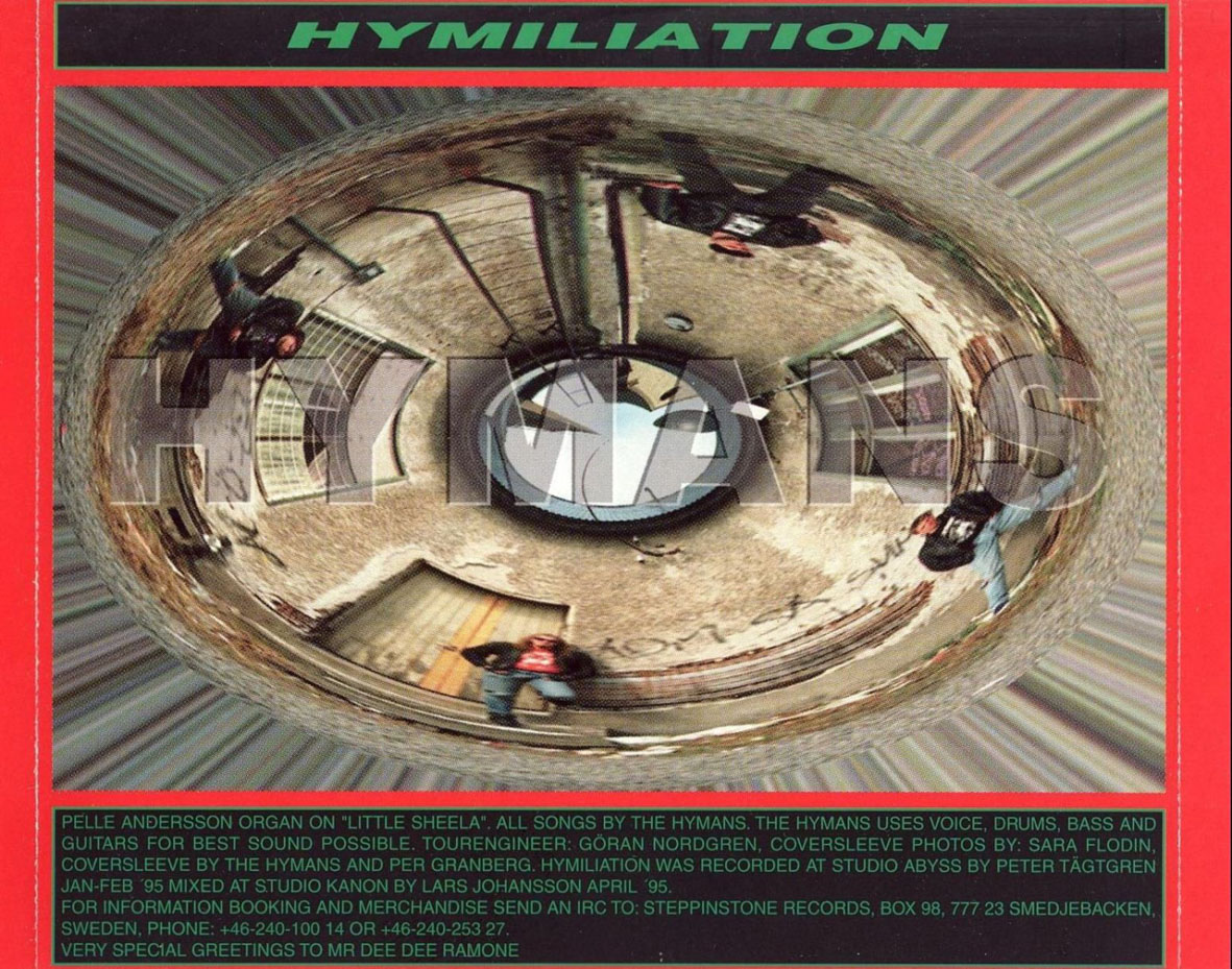 Cartula Interior Trasera de Hymans - Hymiliation