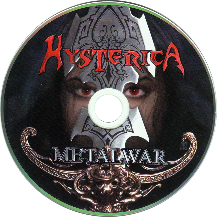 Cartula Cd de Hysterica - Metalwar