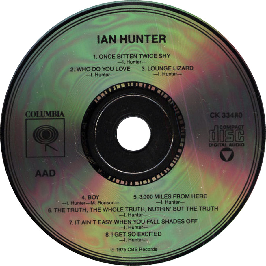 Cartula Cd de Ian Hunter - Ian Hunter