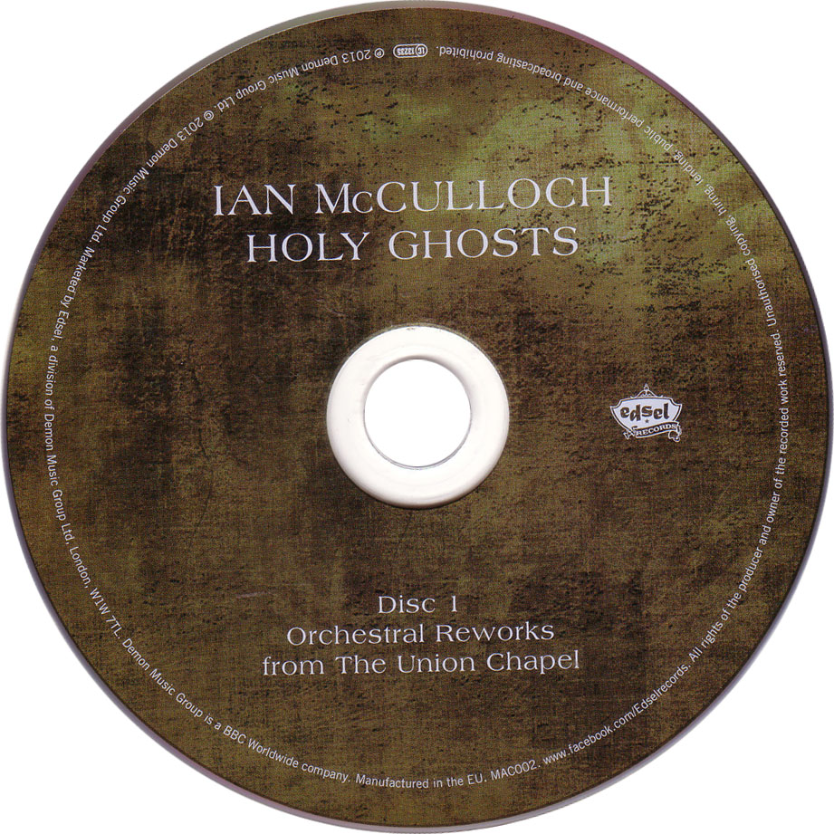 Cartula Cd1 de Ian Mcculloch - Holy Ghosts