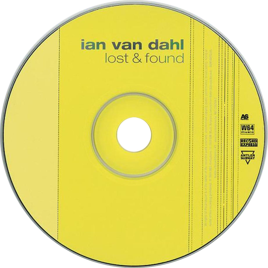 Cartula Cd de Ian Van Dahl - Lost & Found