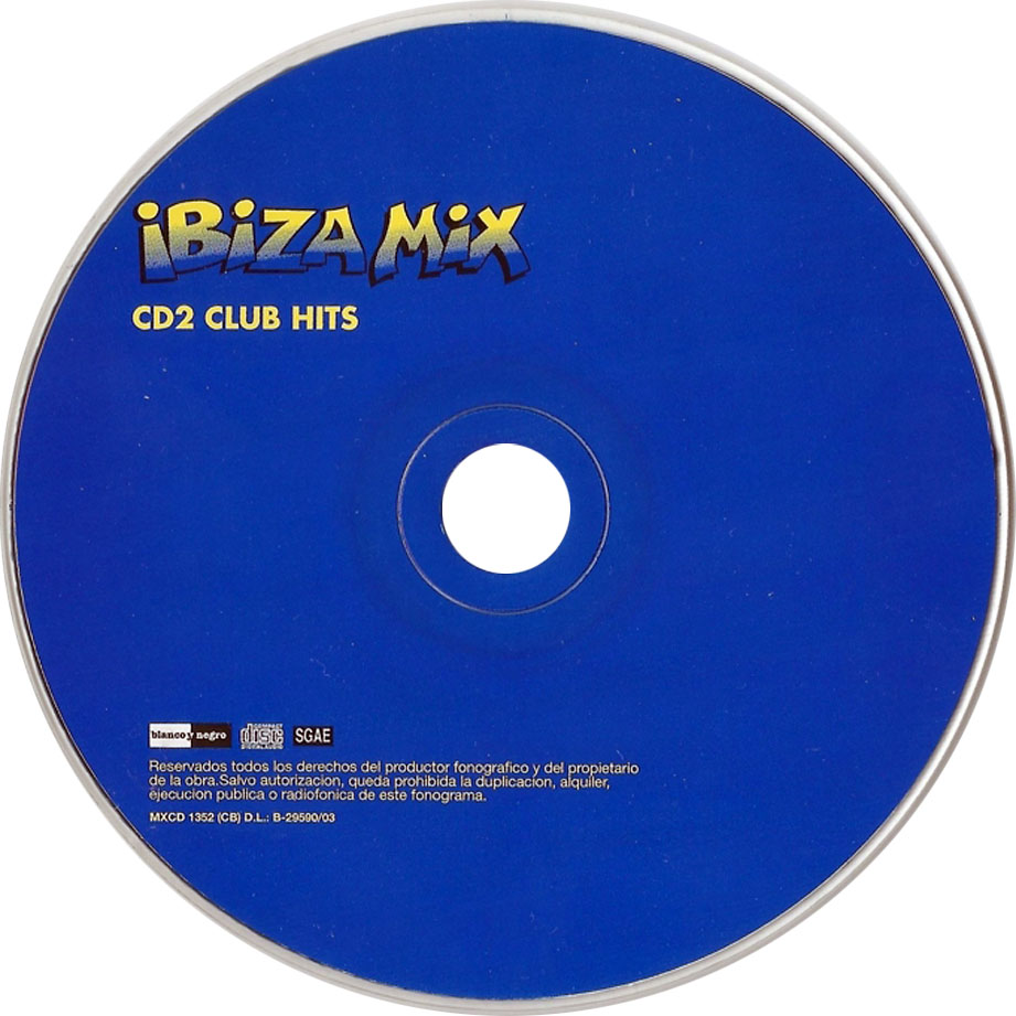 Cartula Cd2 de Ibiza Mix 2003