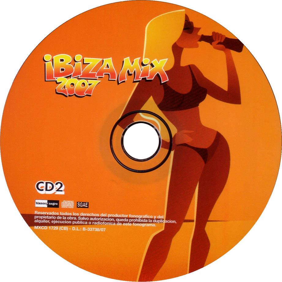 Cartula Cd2 de Ibiza Mix 2007