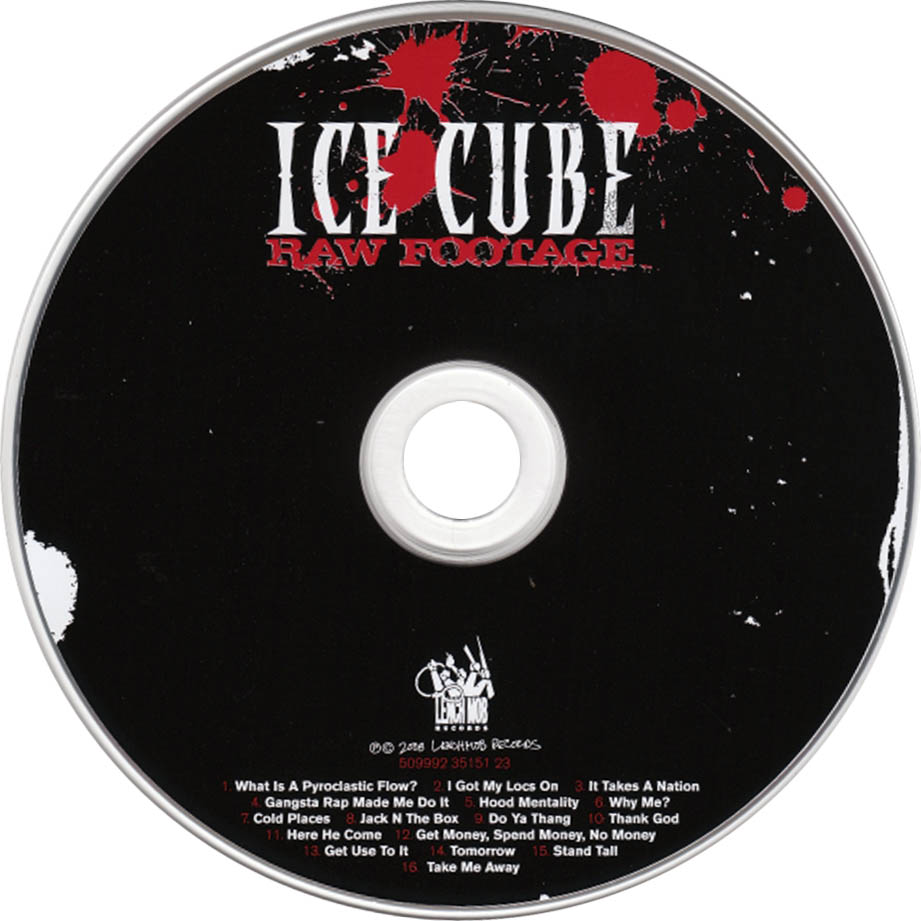 Cartula Cd de Ice Cube - Raw Footage