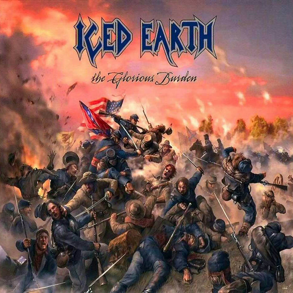 Cartula Frontal de Iced Earth - The Glorious Burden