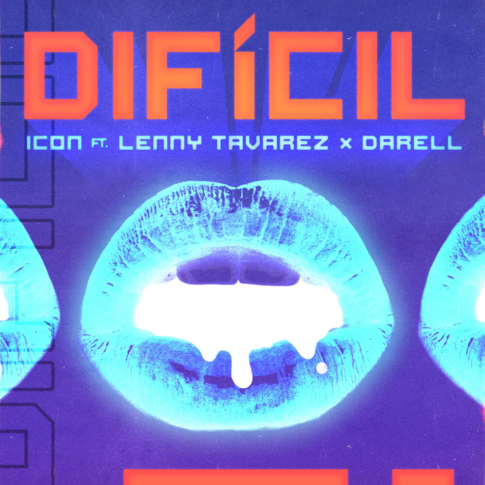 Cartula Frontal de Icon - Dificil (Featuring Lenny Tavarez & Darell) (Cd Single)