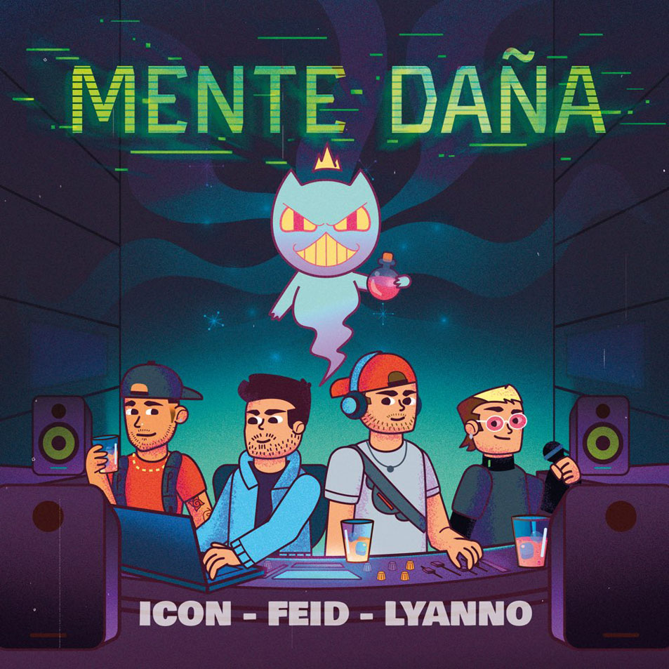 Cartula Frontal de Icon - Mente Daa (Featuring Feid & Lyanno) (Cd Single)