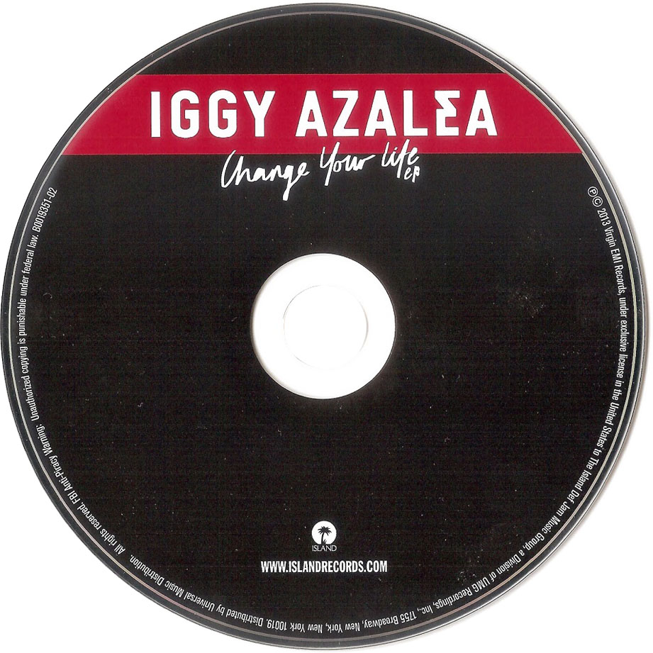 Cartula Cd de Iggy Azalea - Change Your Life (Ep)