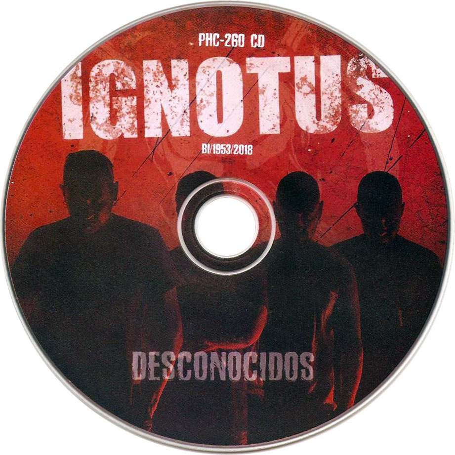 Cartula Cd de Ignotus - Desconocidos