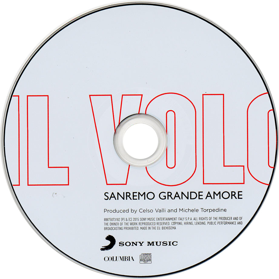 Cartula Cd de Il Volo - Sanremo Grande Amore (Ep)