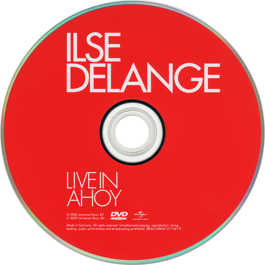 Cartula Dvd de Ilse Delange - Live In Ahoy (Deluxe Edition)