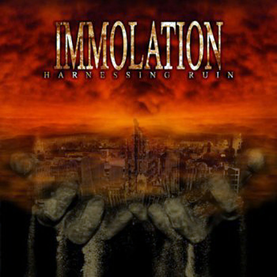 Cartula Frontal de Immolation - Harnessing Ruin
