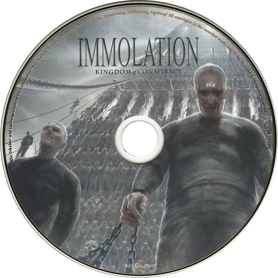 Cartula Cd de Immolation - Kingdom Of Conspiracy