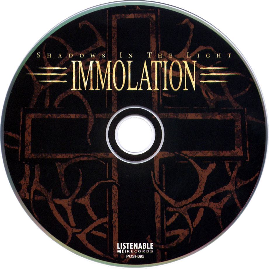 Cartula Cd de Immolation - Shadows In The Light