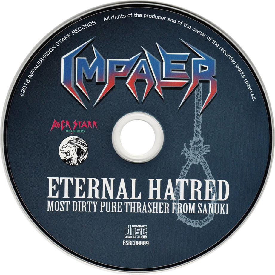Cartula Cd de Impaler - Eternal Hatred