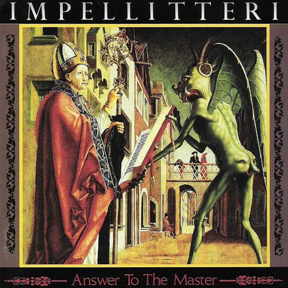 Cartula Frontal de Impellitteri - Answer To The Master