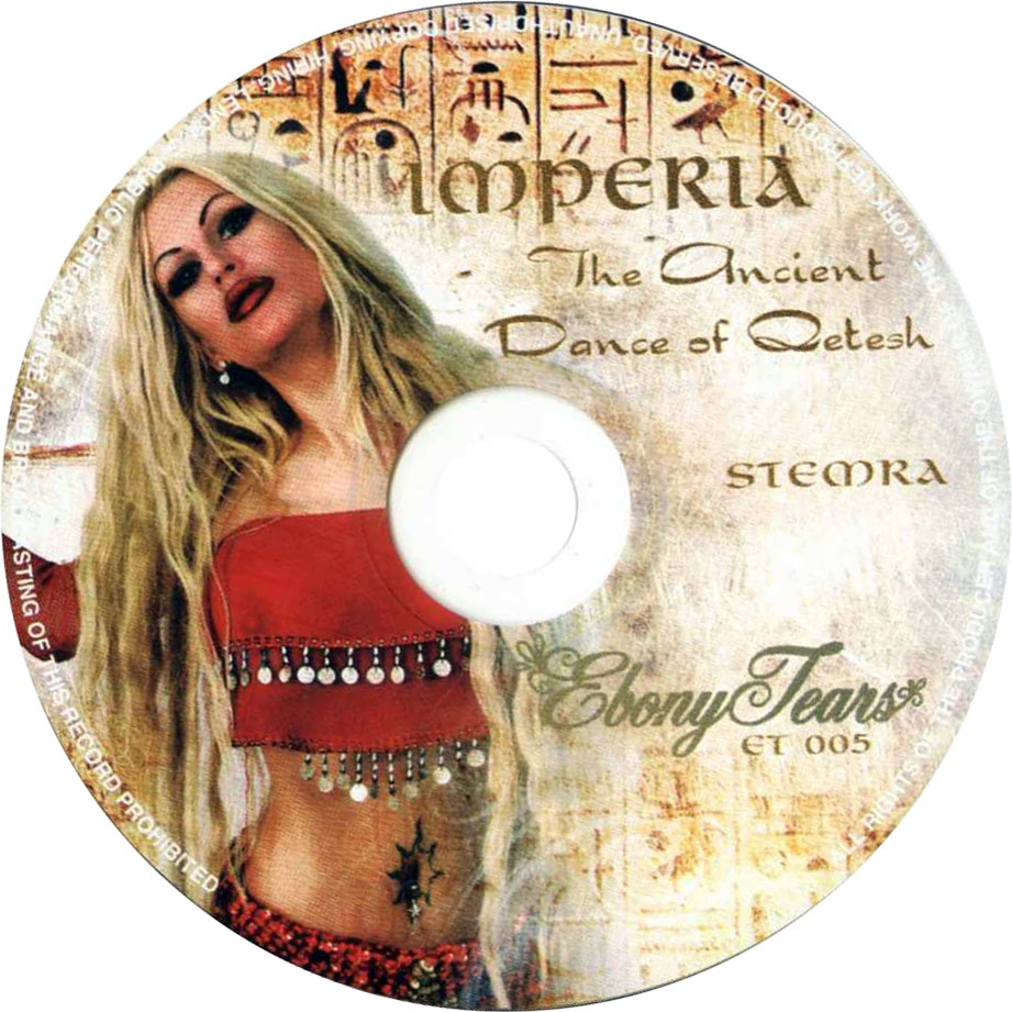 Cartula Cd de Imperia - The Ancient Dance Of Qetesh