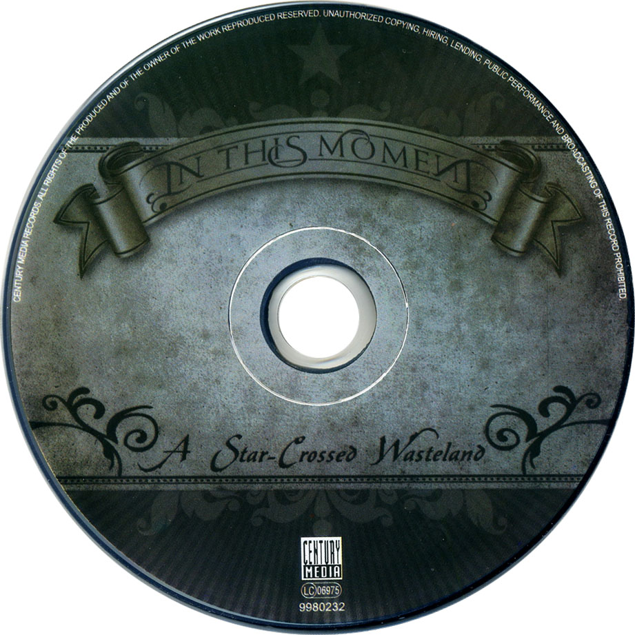 Cartula Cd de In This Moment - A Star-Crossed Wasteland