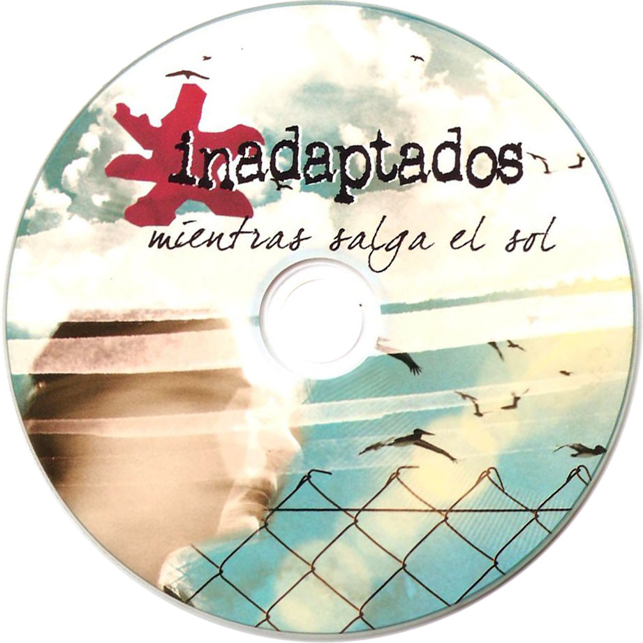 Cartula Cd de Inadaptados - Mientras Salga El Sol