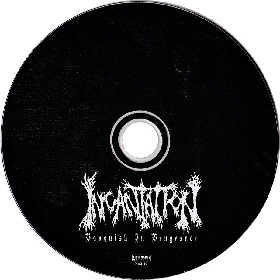 Cartula Cd de Incantation - Vanquish In Vengeance