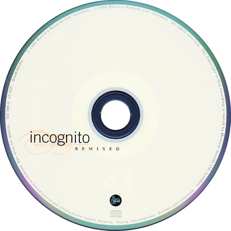Cartula Cd de Incognito - Remixed