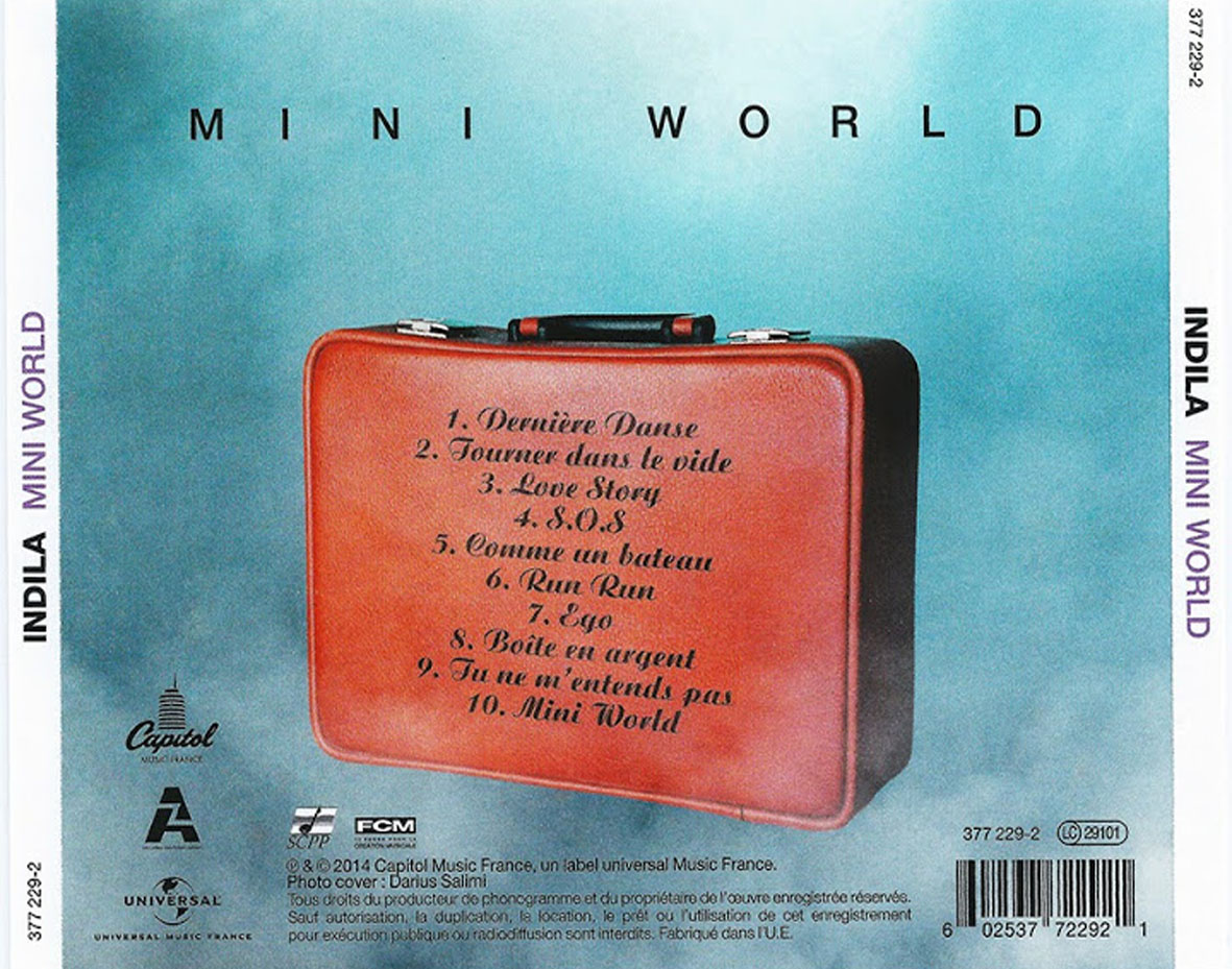 Carátula Trasera de Indila - Mini World