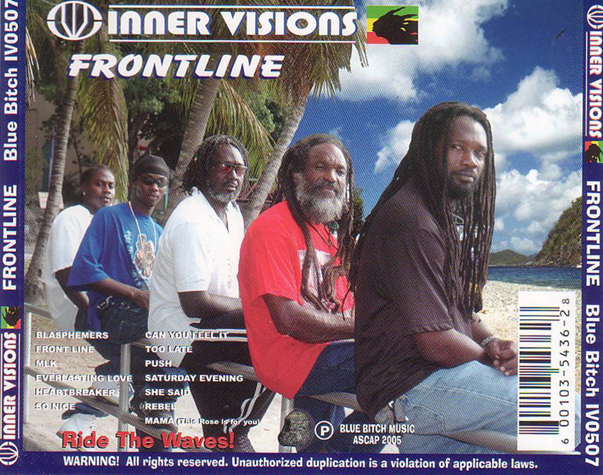 Cartula Trasera de Inner Visions - Frontline