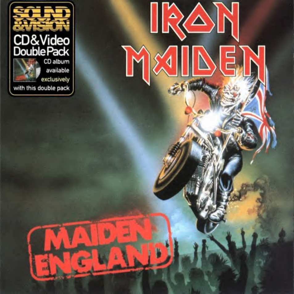 Cartula Frontal de Iron Maiden - Maiden England