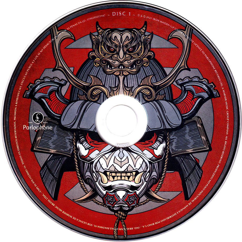 Carátula Cd1 de Iron Maiden - Senjutsu