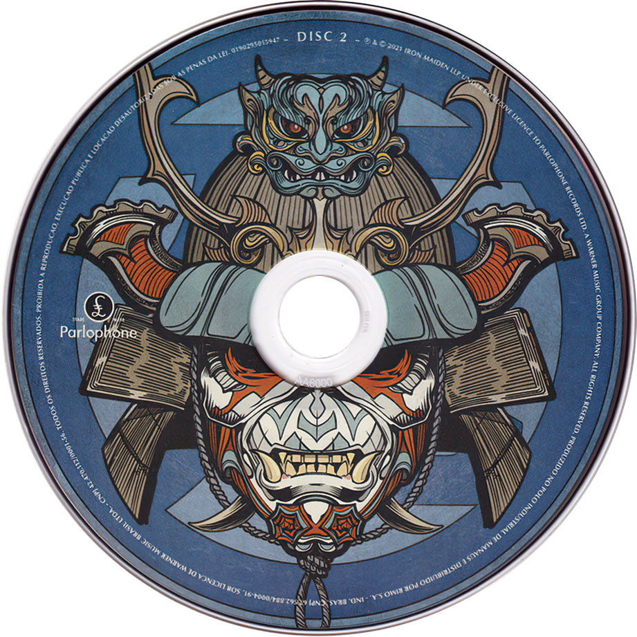 Carátula Cd2 de Iron Maiden - Senjutsu