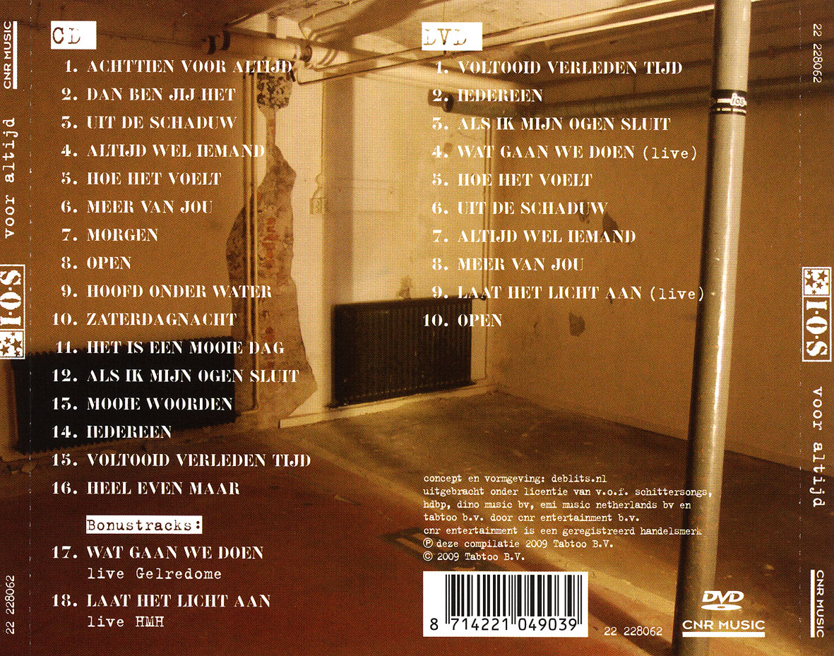 Cartula Trasera de Is Ook Schitterend - Voor Altijd Best Of 1997-2009