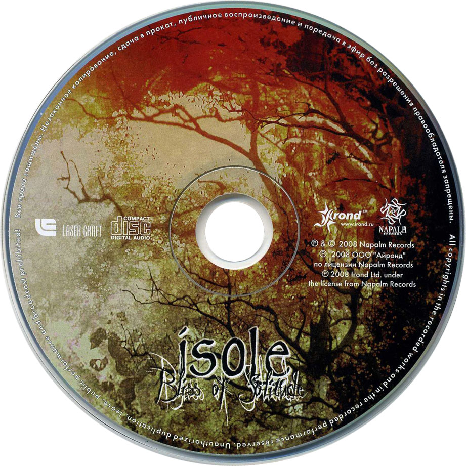 Cartula Cd de Isole - Silent Ruins