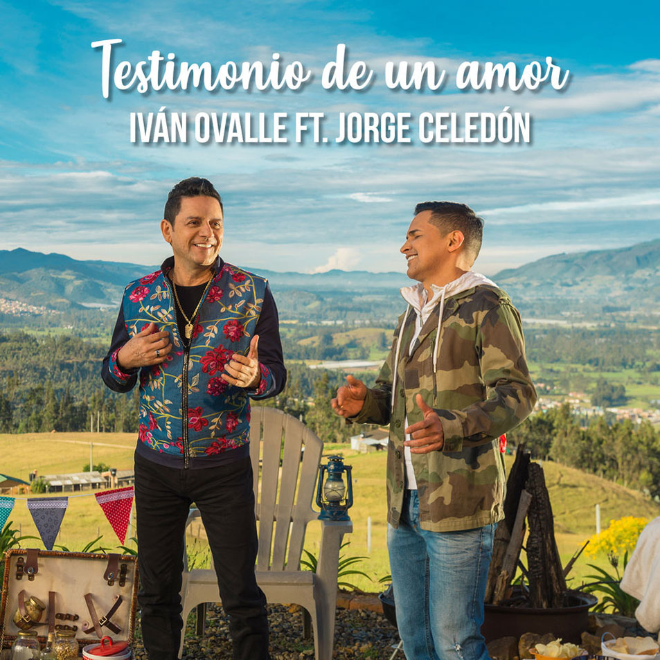 Cartula Interior Frontal de Ivan Ovalle - Testimonio De Un Amor (Featuring Jorge Celedon) (Cd Single)