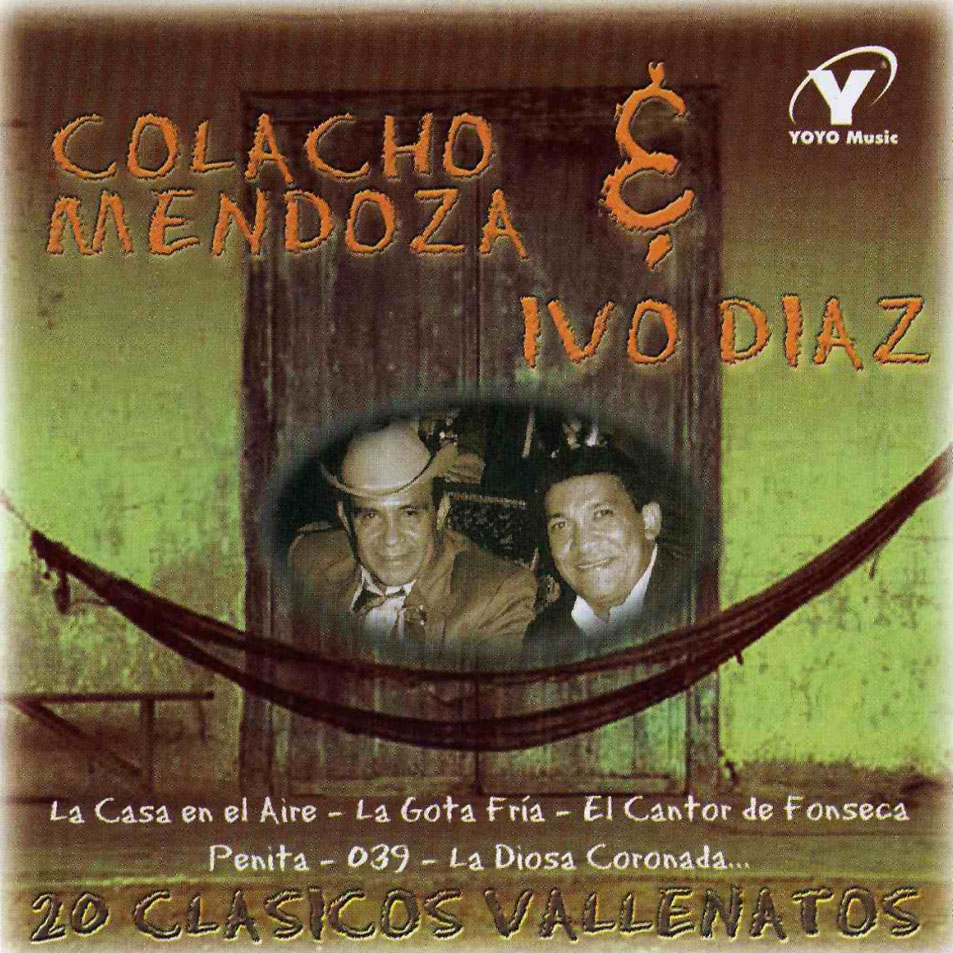 Car�tula Frontal de Ivo Diaz & Colacho Mendoza - 20 Clasicos Vallenatos