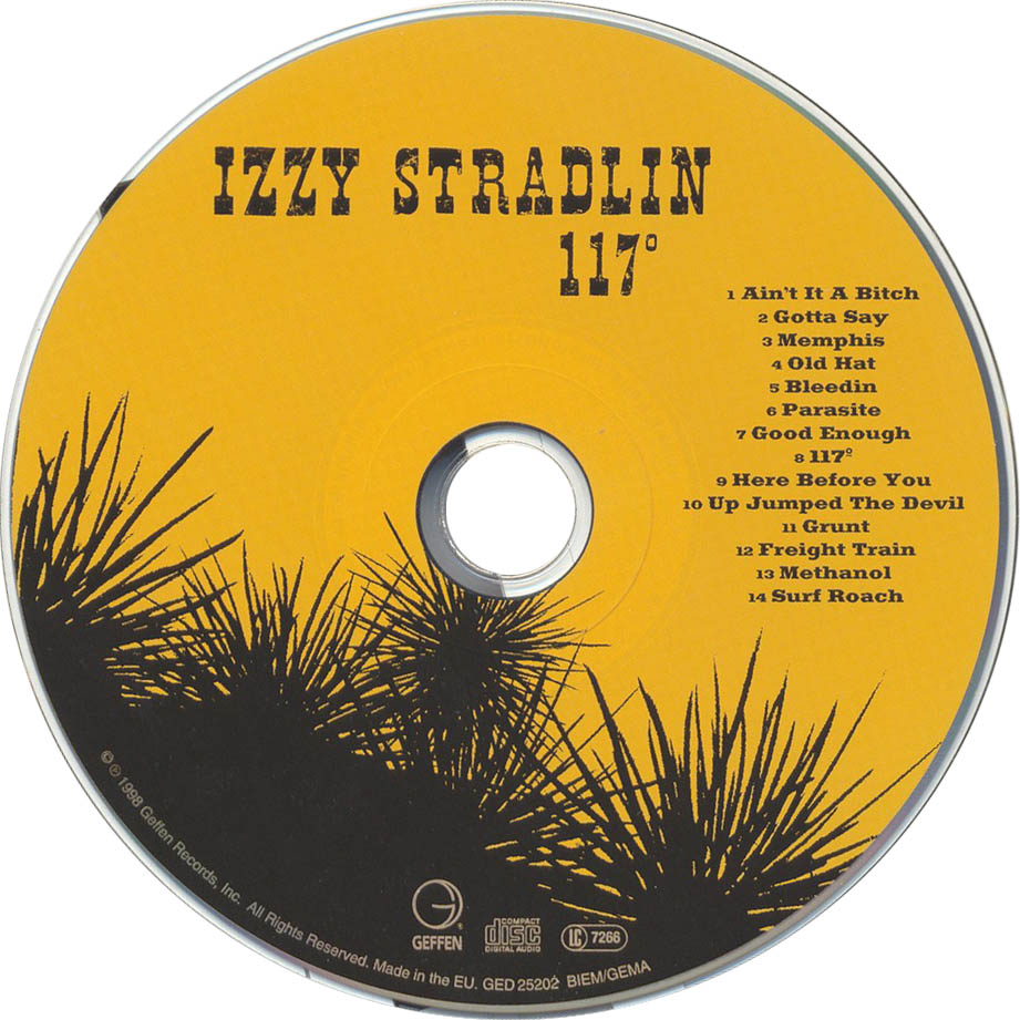 Cartula Cd de Izzy Stradlin - 117