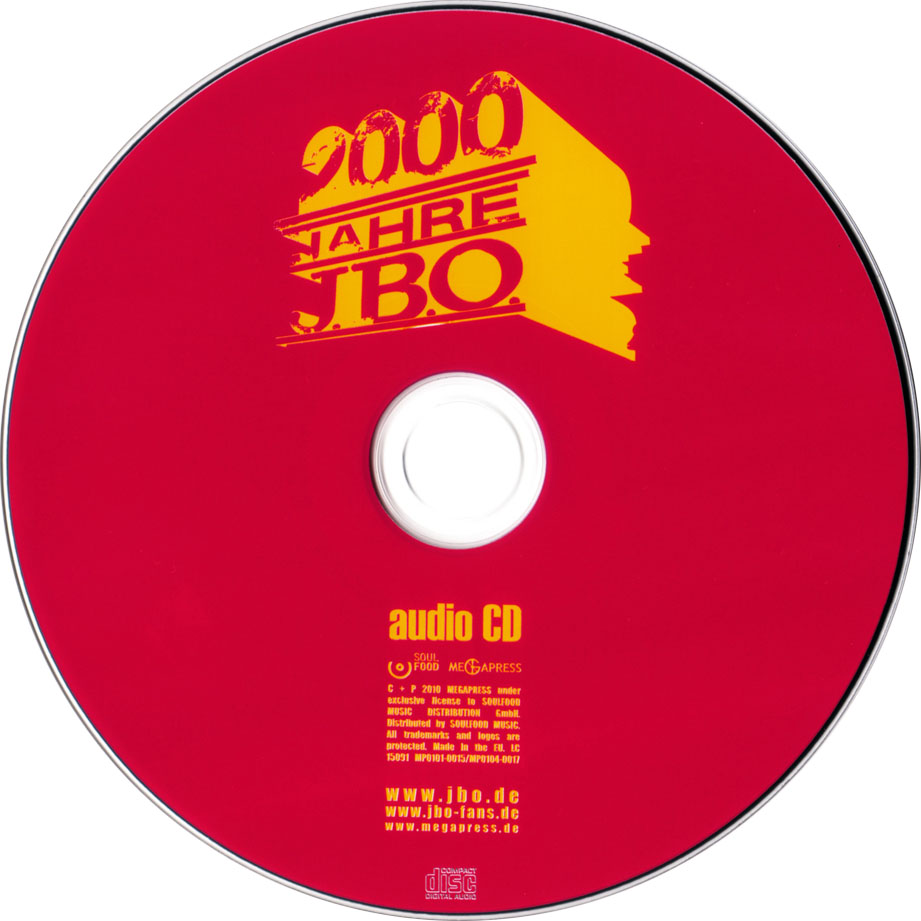Cartula Cd de Jbo - 2000 Jahre Jbo