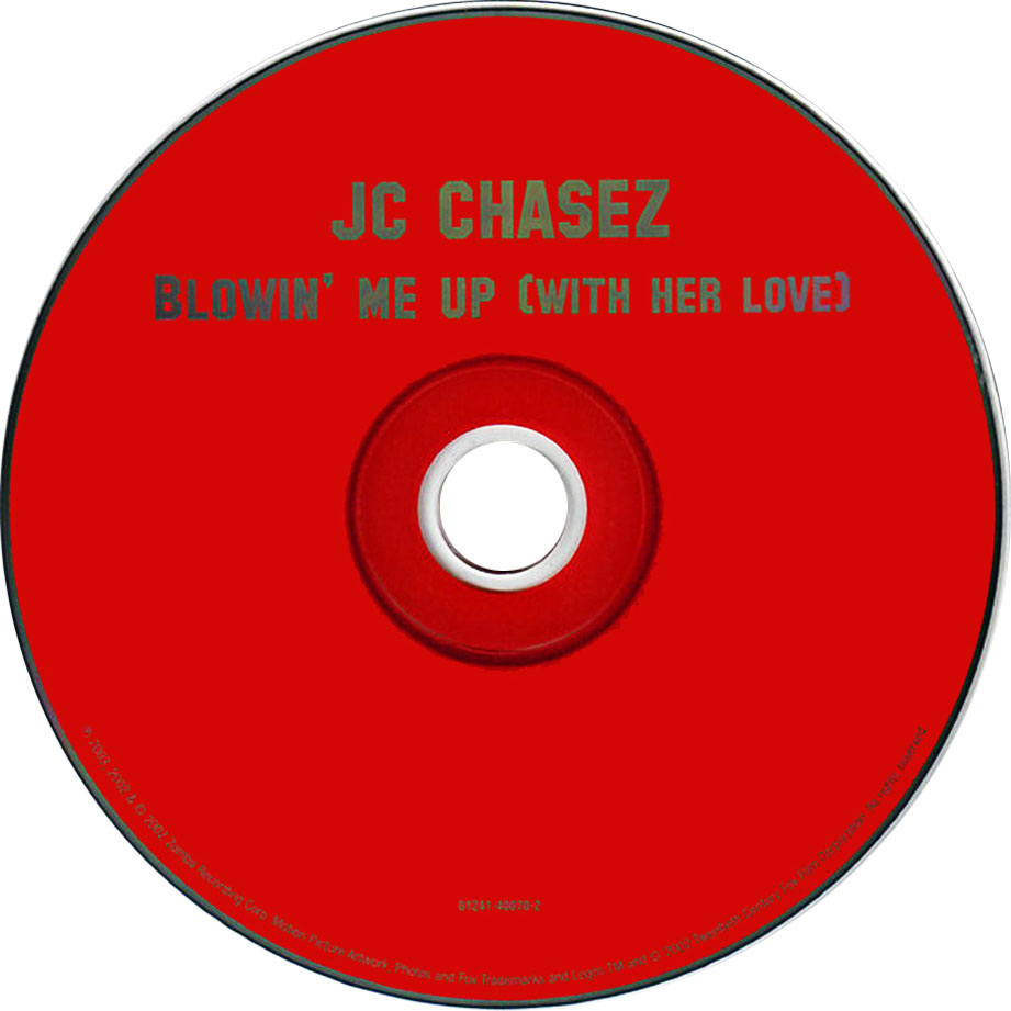 Cartula Cd de Jc Chasez - Blowin' Me Up (With Her Love) (Cd Single)