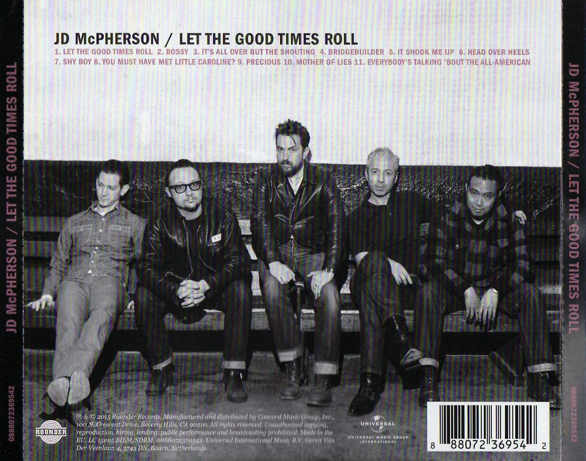 Cartula Trasera de Jd Mcpherson - Let The Good Times Roll