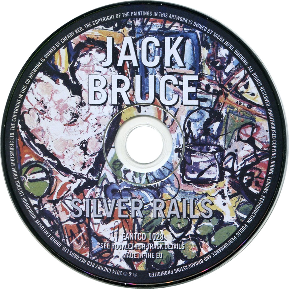 Cartula Cd de Jack Bruce - Silver Rails