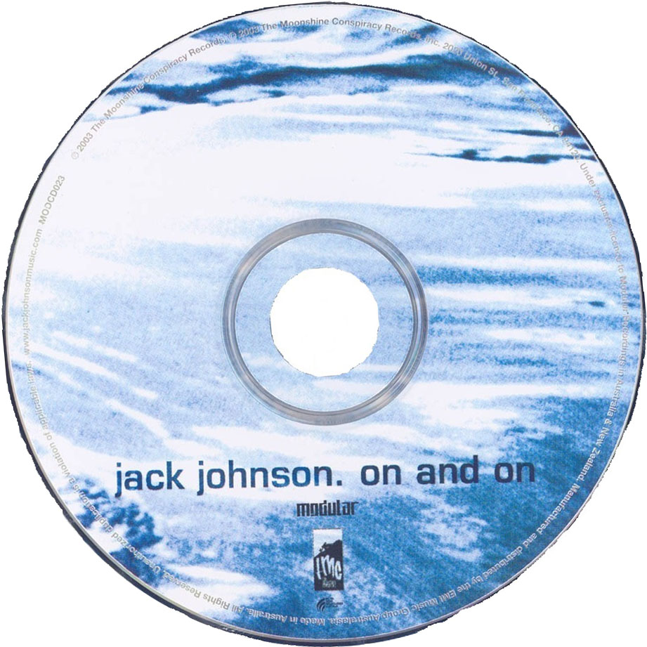 Cartula Cd de Jack Johnson - On And On